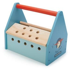 Tender Leaf Tap Tap Toolbox houten gereedschapskist voorzijde