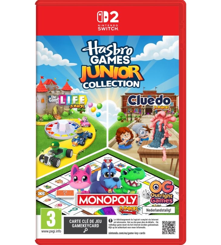 Afbeelding cover Hasbro Games Junior Collection - Nintendo Switch 2 (Game-Key Card)
