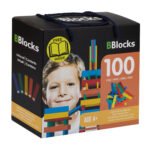 BBlocks houten bouwplankjes 100 stuks in geschenkverpakking BBlocks Bouwplankjes Kleur