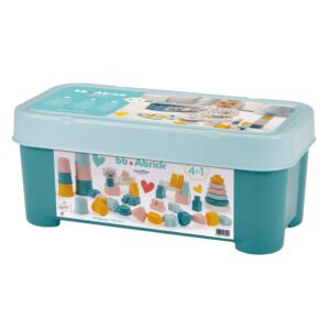Ecoiffier Abrick 4-in-1 speelgoed bouwblokken set in kunststof opbergbox verpakking