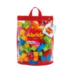 Zak met Abrick Ecoiffier kleurrijke bouwblokken speelgoedset Ecoiffier Abrick Bouwblokken