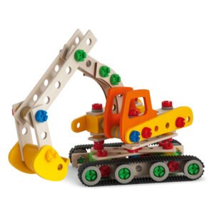 Houten Eichhorn Constructor graafmachine bouwpakket met beweegbare arm