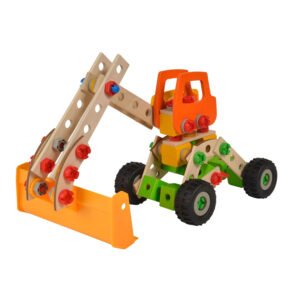 Eichhorn Constructor houten bulldozer met verstelbaar schuifblad