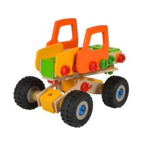 Eichhorn Constructor houten transportwagen met dubbele cabine