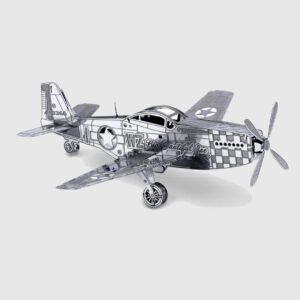 Metal Earth P-51 Mustang 3D metalen modelvliegtuig gebouwd Metal Earth Mustang P-51