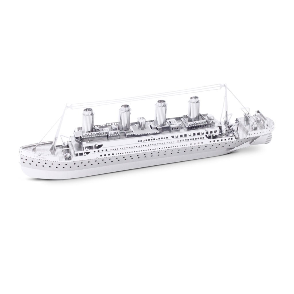 Metal Earth Titanic 3D metalen model van passagiersschip Metal Earth Titanic Ship Zilver Editie