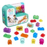 Open Jelly Blox bouwset met losse kleurrijke blokken en dierenfiguren Jelly Blox - Mijn Huisdieren en Ik