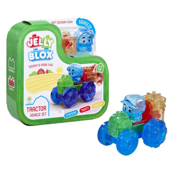 Jelly Blox - Tractor en Boer - 12dlg.