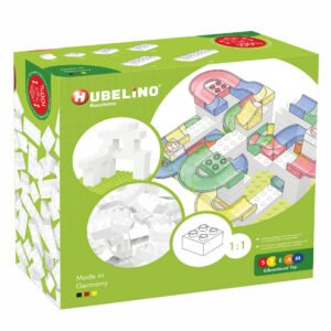 Hubelino 120-delige witte bouwstenen set in verpakking
