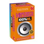 Hitster 100% NL speldoos van het Nederlandse muziekspel Jumbo Hitster 100% NL Muziekspel