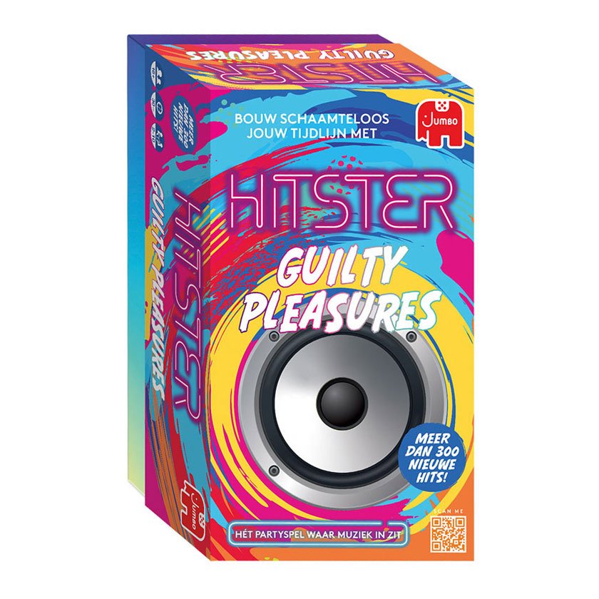 jumbo-hitster-guilty-pleasures-speldoos-voorkant Voorkant van de Hitster Guilty Pleasures speldoos van Jumbo Jumbo Hitster Guilty Pleasures