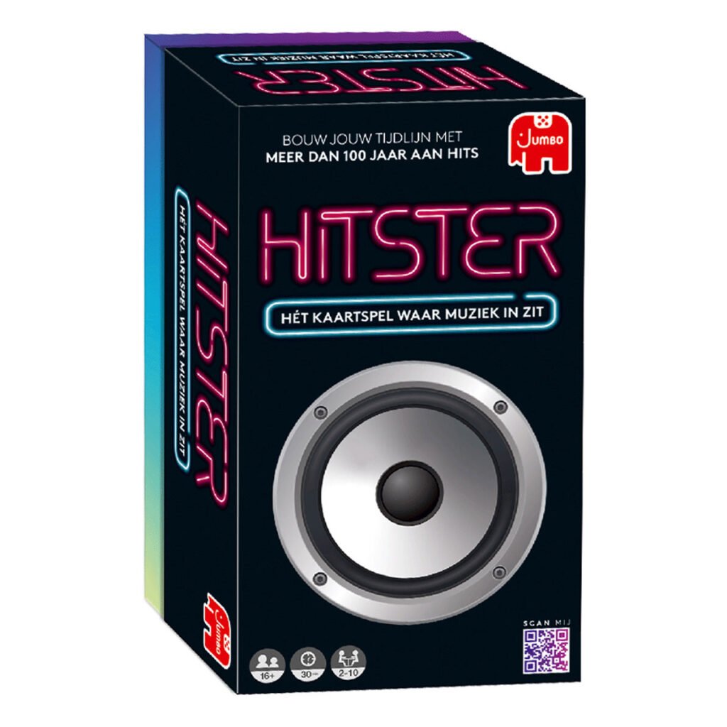 Hitster kaartspel van Jumbo met meer dan 100 jaar muziekhits Jumbo Hitster Muziekspel
