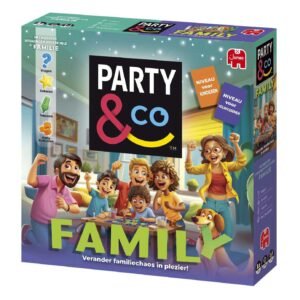 Party & Co Family bordspel in doos voor een gezellige spelavond met het gezin
