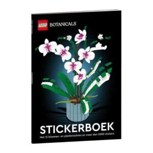 LEGO Botanicals stickerboek cover met orchidee LEGO plant en bloemen