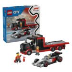 LEGO City 60493 F1 Displaytruck met Audi F1 Racewagen in actie