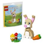 LEGO Creator 30716 Schattige Paashaas bouwset met paashaas, kleurrijke eieren en wortel