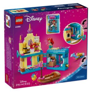 LEGO Disney Ariel Magical Mini Palace bouwset verpakking achterkant met onderwater thema