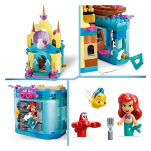 LEGO Builder app instructies met Ariel set en losse bouwstenen