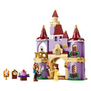 Gedetailleerd LEGO Disney kasteel van Belle en het Beest met minifiguren en accessoires
