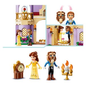 LEGO Disney Belle en het Beest kasteel met minifiguren en transformatiescènes