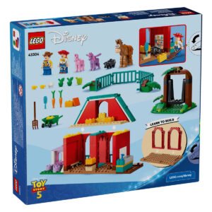Achterkant verpakking LEGO Disney Blaze's Paardenranch 43304