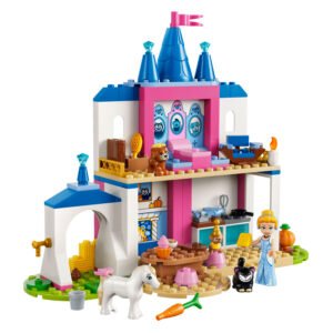 LEGO Cinderella kasteel speelset met minifiguur dieren en keuken details