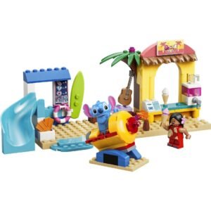 LEGO Disney Lilo & Stitch strandset productfoto op witte achtergrond