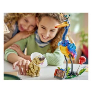 LEGO Disney Pixar Up Kevin en Dug bouwset met spelende kinderen