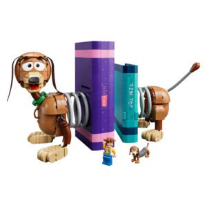LEGO Disney Toy Story Slinky Hond boekensteunen met Woody minifiguur