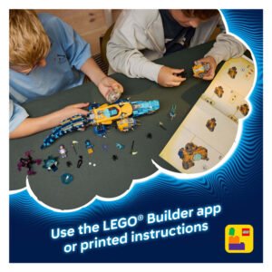 LEGO DREAMZzz Krokodillenonderzeeër 71512 bouwen met de LEGO Builder app