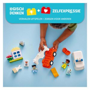 LEGO DUPLO ambulance speelset met losse onderdelen en figuren