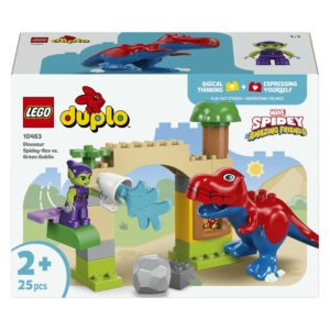 Voorkant doos LEGO DUPLO Dinosaurus Spidey-Rex vs Green Goblin 10463