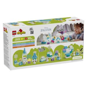 Achterkant verpakking LEGO DUPLO Frozen Creatieve Doos 10462 met bouwvoorbeelden