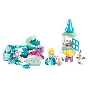 LEGO DUPLO Frozen onderdelen met Elsa, Olaf en bouwaccessoires uit set 10462