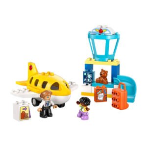LEGO DUPLO Vliegveld 10443 met vliegtuig, verkeerstoren en figuren