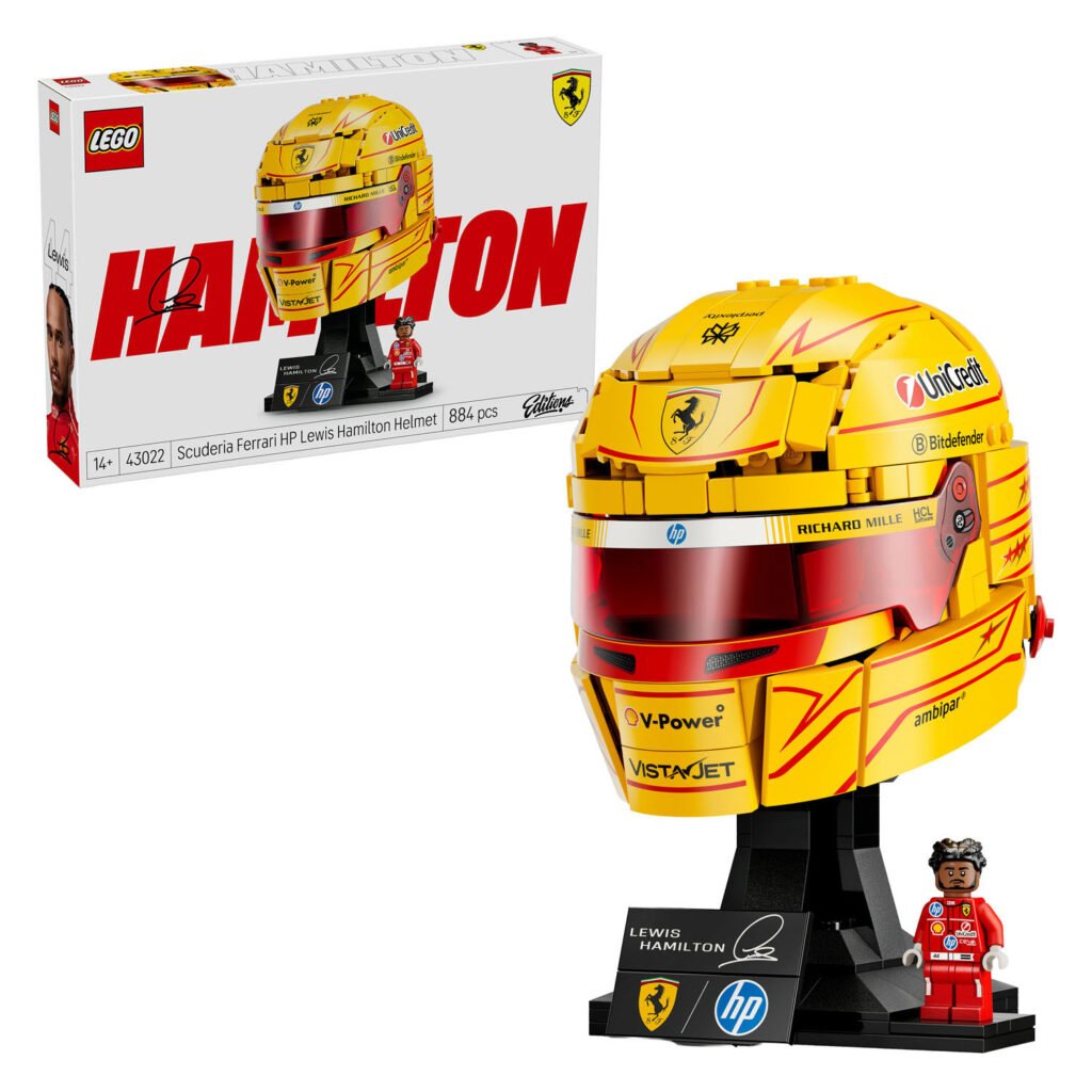 LEGO Editions 43022 Scuderia Ferrari HP Helm van Lewis Hamilton met verpakking en minifiguur