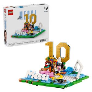 LEGO Editions 43011 Lionel Messi Voetbalhoogtepunten bouwset met verpakking en model