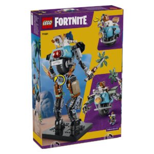 Achterzijde van de LEGO Fortnite KIT verpakking met functies en details