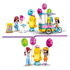 LEGO Friends IJsjes- en Ballonnenkraam met minipoppetjes en accessoires