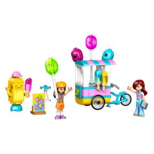 LEGO Friends IJsjes- en Ballonnenkraam met ballonfiguur en fiets