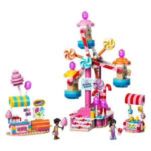 LEGO Friends Candy & Cupcake Reuzenrad attractie met suikerspin- en spelkraam