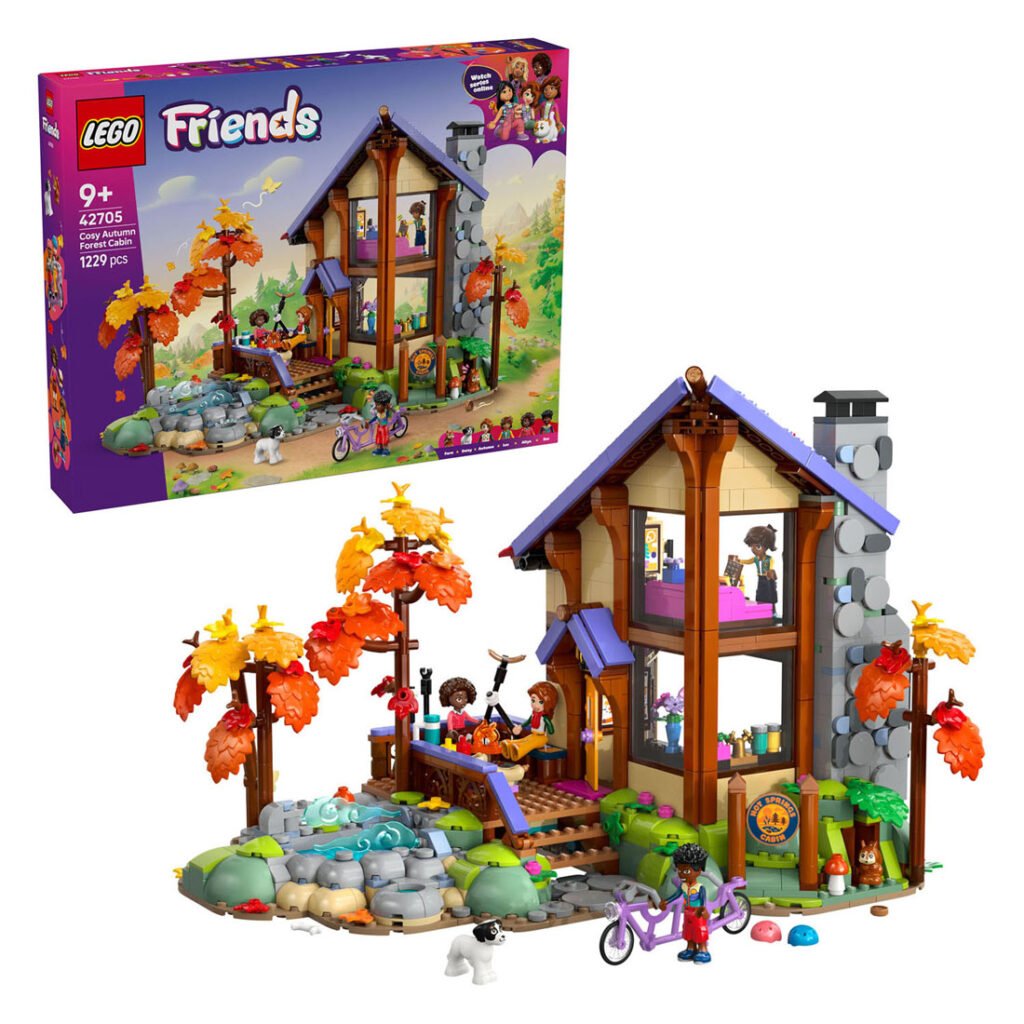 LEGO Friends 42705 Gezellige Boshut in de Herfst bouwset met verpakking