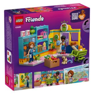 LEGO Friends 42680 Heartlake City Buurtsupermarkt achterkant verpakking