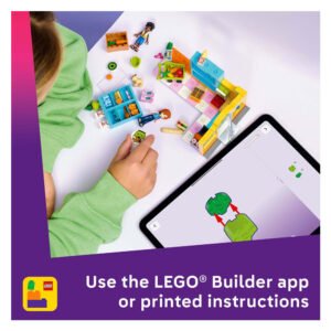 LEGO Builder app voor het bouwen van de LEGO Friends buurtsupermarkt