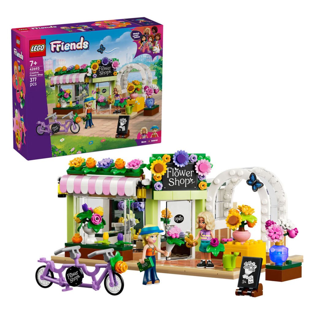 LEGO Friends 42693 Creatieve Bloemenwinkel met verpakking en complete speelset