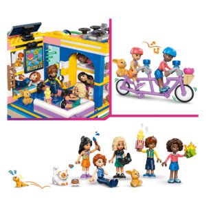 LEGO Friends Heartlake City Clubhuis met minifiguren, tandemfiets en huisdieren