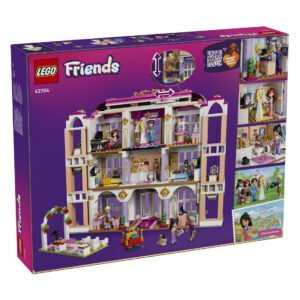 Achterkant verpakking LEGO Friends Heartlake City Grand Hotel 42704