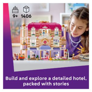LEGO Friends Heartlake City Grand Hotel speelset met gedetailleerd hotel