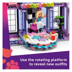 Draaiend podium van LEGO Friends Heartlake City modeshow