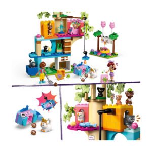 LEGO Friends Kattenverjaardagsfeestje boomhut met speelruimte en katten